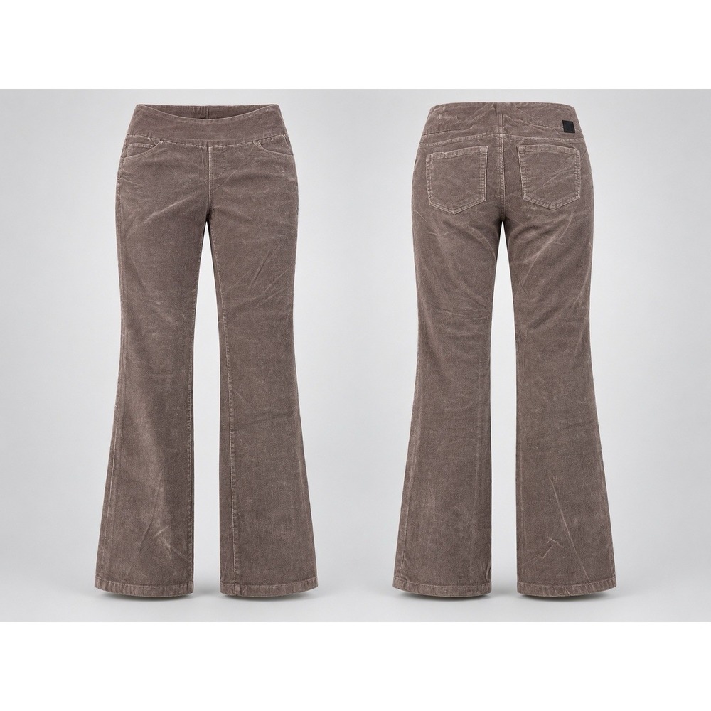 Jag Jeans Pants Womens 14x32.5Gray Corduroy High Rise Skinny Leg Pull On Jegging
